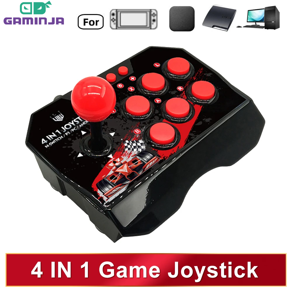 GAMINJA Joystick Game 4-in-1 d - Arcade Vibes ulasan dan harga
